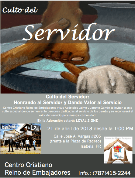 promo culto servidor