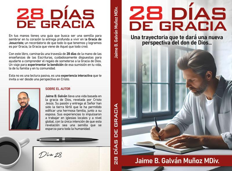 Libro devocional cristiano: 28 Días de Gracia, disponible en Amazon.com