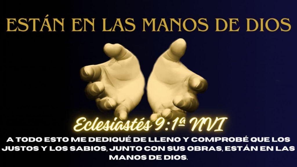 Están en las manos de&nbsp;Dios