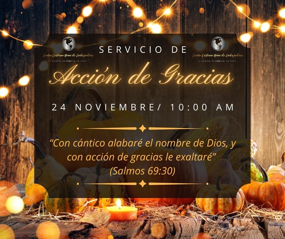 📺 Transmisión en Vivo | Servicio de Acción de Gracias&nbsp;2024