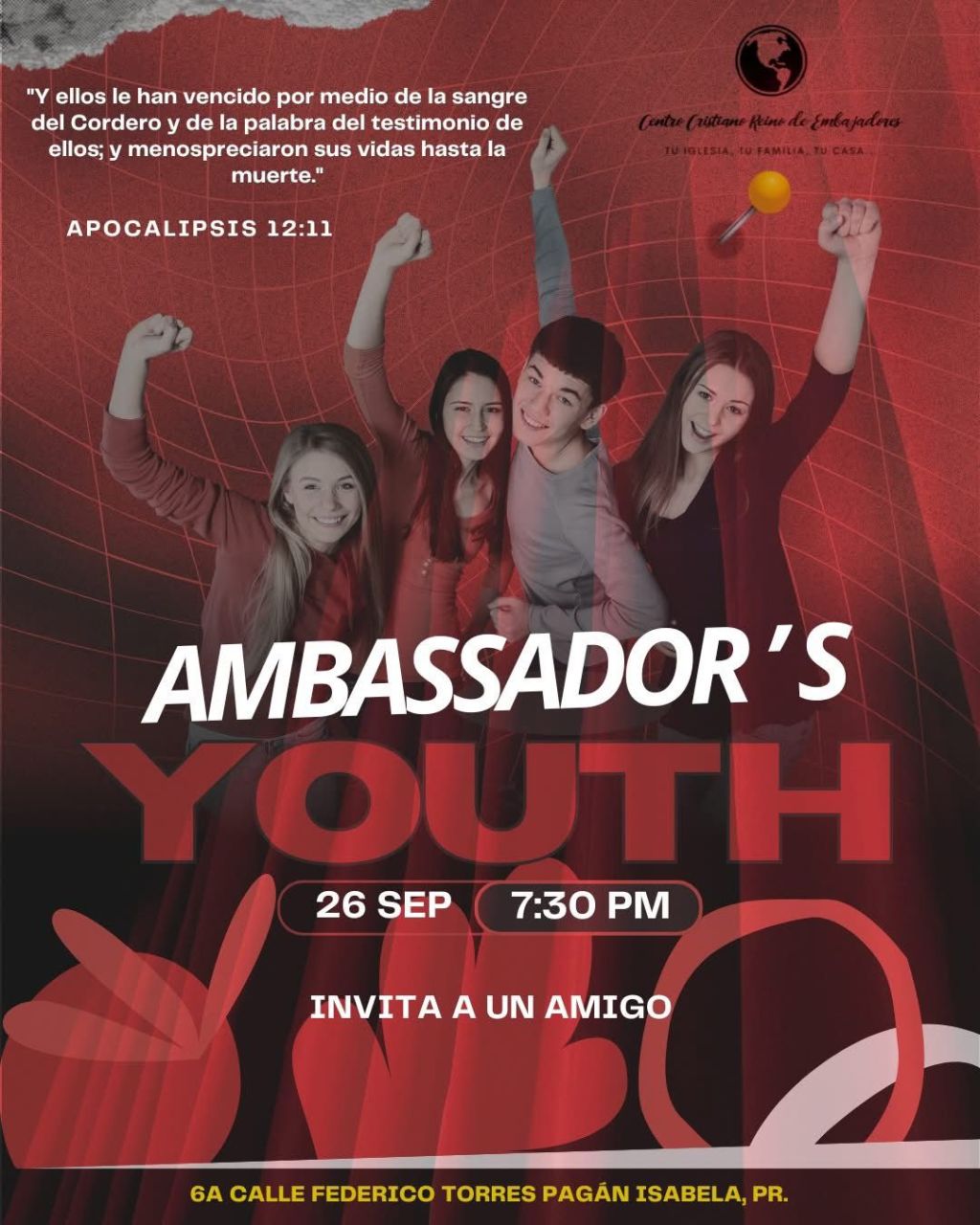 Culto de Jóvenes Ambassadors’ Youth:&nbsp;Monocromático