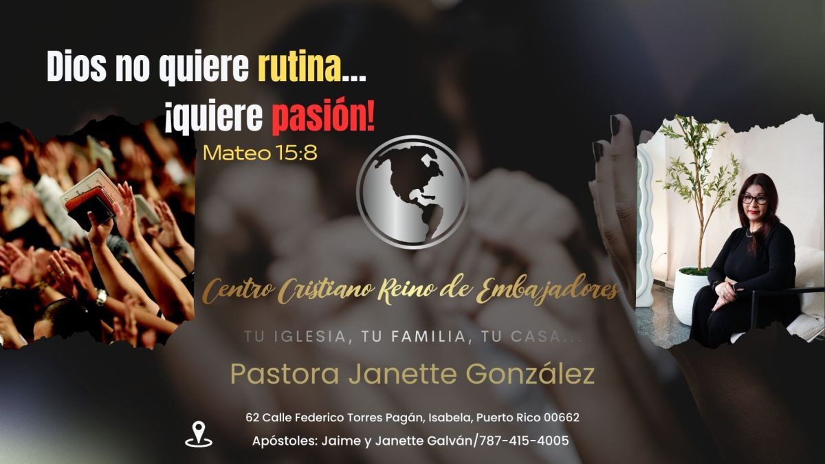 Dios no quiere rutina… quiere&nbsp;pasión
