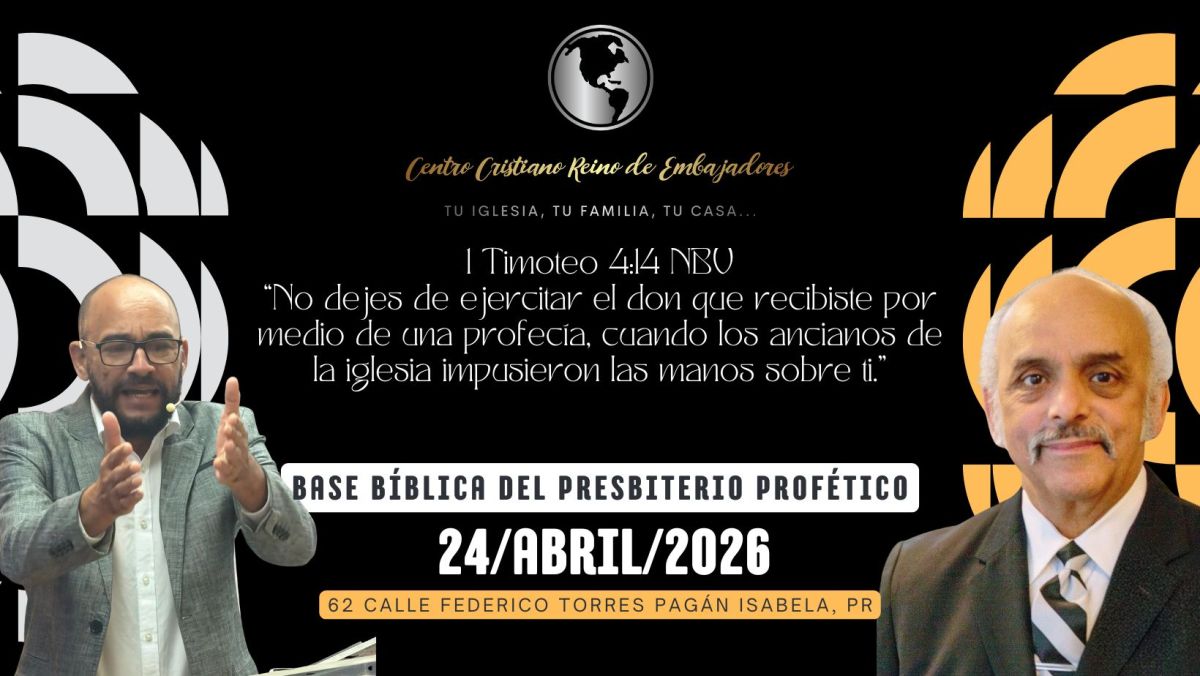 Base Bíblica del Presbiterio Profético | 1 Timoteo&nbsp;4:14