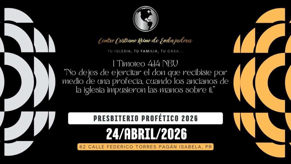Presbiterio Profético 2026 Miriam y Roberto