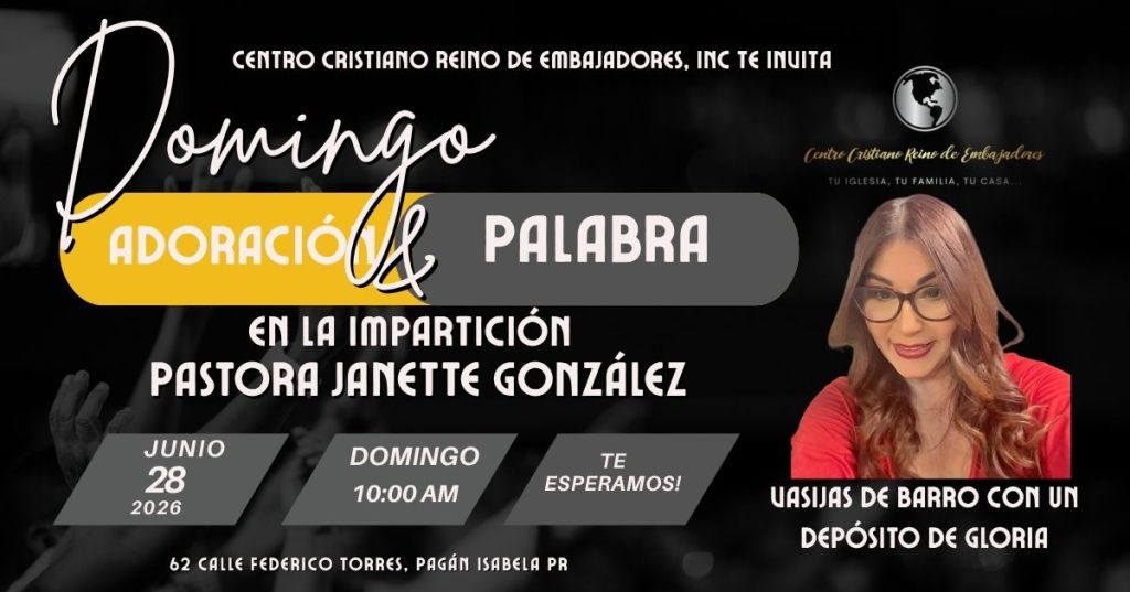 mensaje del domingo en vivo tesoro de oro en vasos de barror